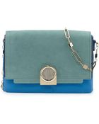 Pour La Victoire Bijou Colorblock Chain Shoulder Bag - Lyst