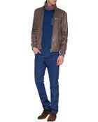 7 For All Mankind Leather Jacket - Lyst