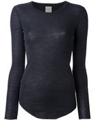 Pinko Round Neck Knitted Top - Lyst