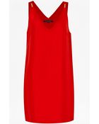French Connection Crystal Crepe Shift Dress - Lyst