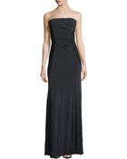 Donna Karan New York Strapless Fringed Lace-Overlay Gown - Lyst
