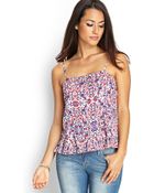 Forever 21 Elephant Ruffled Cami - Lyst