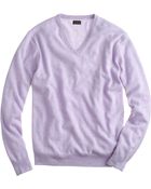 J.Crew Italian Cashmere V-Neck Sweater - Lyst