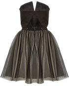 Alice + Olivia Kylie Strapless Dress - Lyst