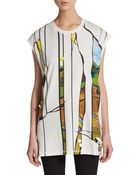 3.1 Phillip Lim Embellished Pompom Muscle Tank Top - Lyst