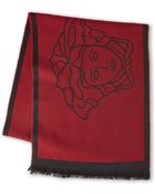 Versace Knit Medusa Scarf - Lyst