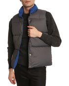 Penfield Outback Blue Sleeveless Down Jacket - Lyst