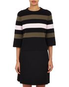 Carven Wide-Stripe Sweater - Lyst