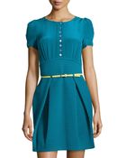 M Missoni Silk & Stripe-Knit Dress - Lyst