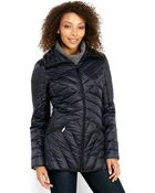 Vince Camuto Chevron Packable Down Coat - Lyst