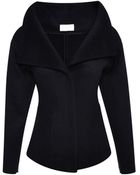Antonio Berardi Black Double Coating Wool Coat - Lyst