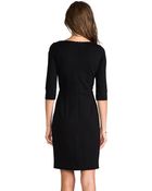 Alice By Temperley Effie Fitted Dress in Black - Lyst