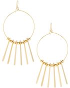 Kenneth Jay Lane Spike Hoop Earrings - Lyst