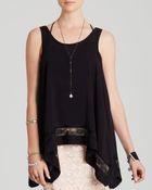 Free People Cami Outlined High Low - Lyst