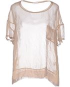 Gold Case Blouse - Lyst