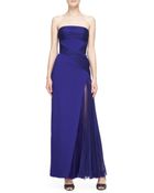J. Mendel Strapless Ruched-Detail Gown - Lyst