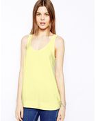 Asos Woven Tank Top - Lyst