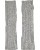 N.peal Cashmere Ribbed Cashmere Fingerless Gloves - Lyst