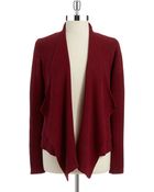 Tracy Reese Open Front Cardigan - Lyst