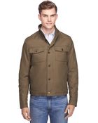 Brooks Brothers Trucker Jacket - Lyst
