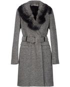 Ermanno Scervino Coat - Lyst