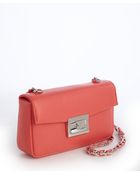 Fendi Pink Leather Foldover Chain Shoulder Bag - Lyst