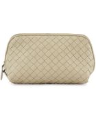 Bottega Veneta Medium Woven Cosmetics Bag - Lyst