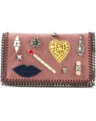 Stella McCartney Embellished Falabella Shoulder Bag - Lyst