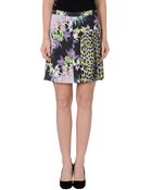Just Cavalli Mini Skirt - Lyst