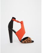 Miss Kg Earl Leopard Print Sandals - Lyst