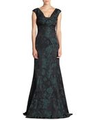 David Meister Sleeveless Taffeta Gown - Lyst