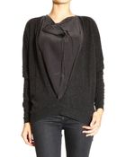 Manila Grace Sweater Long Sleeve Cardigan - Lyst