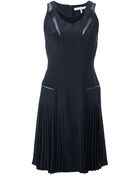 Victoria, Victoria Beckham Sheer Panel Dress - Lyst