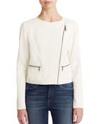 Jessica Simpson Kennedy Faux Leather Jacket - Lyst