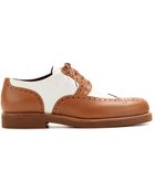 Loro Piana Affin Breeze Leather Brogues - Lyst