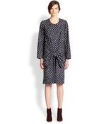 A Detacher Tie-Front Shift - Lyst