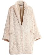 H&M Fake Fur Coat - Lyst