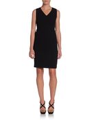Lafayette 148 New York Wool Sheath Dress - Lyst