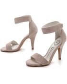 Jeffrey Campbell Hough Suede Sandals - Grey - Lyst