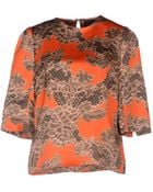 Jonathan Saunders Blouse - Lyst