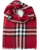 Burberry House Check Scarf - Lyst