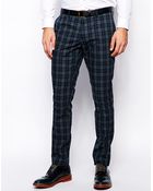 Selected Suit Pants In Check - Lyst