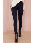 Nasty Gal Just Female Stroke Skinny Jean - Lyst