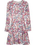 Alice By Temperley Lou Lou Floral-Print Satin Mini Dress - Lyst