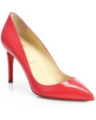 Christian Louboutin Pigalle 85 Patent Pumps - Lyst