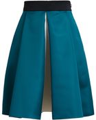 Roksanda Flared Colour Block Skirt - Lyst