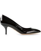 Dolce & Gabbana Pointed Toe Pumps - Lyst