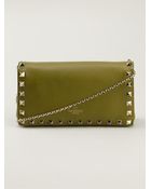 Valentino Mini Rockstud Chain Shoulder Bag - Lyst