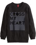 H&M Knitted Jumper With A Print - Lyst