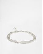 Asos Feather Bracelet - Lyst